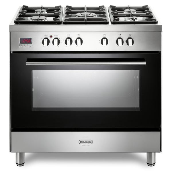 Modern single cavity dual fuel Range Cooker - De'Longhi