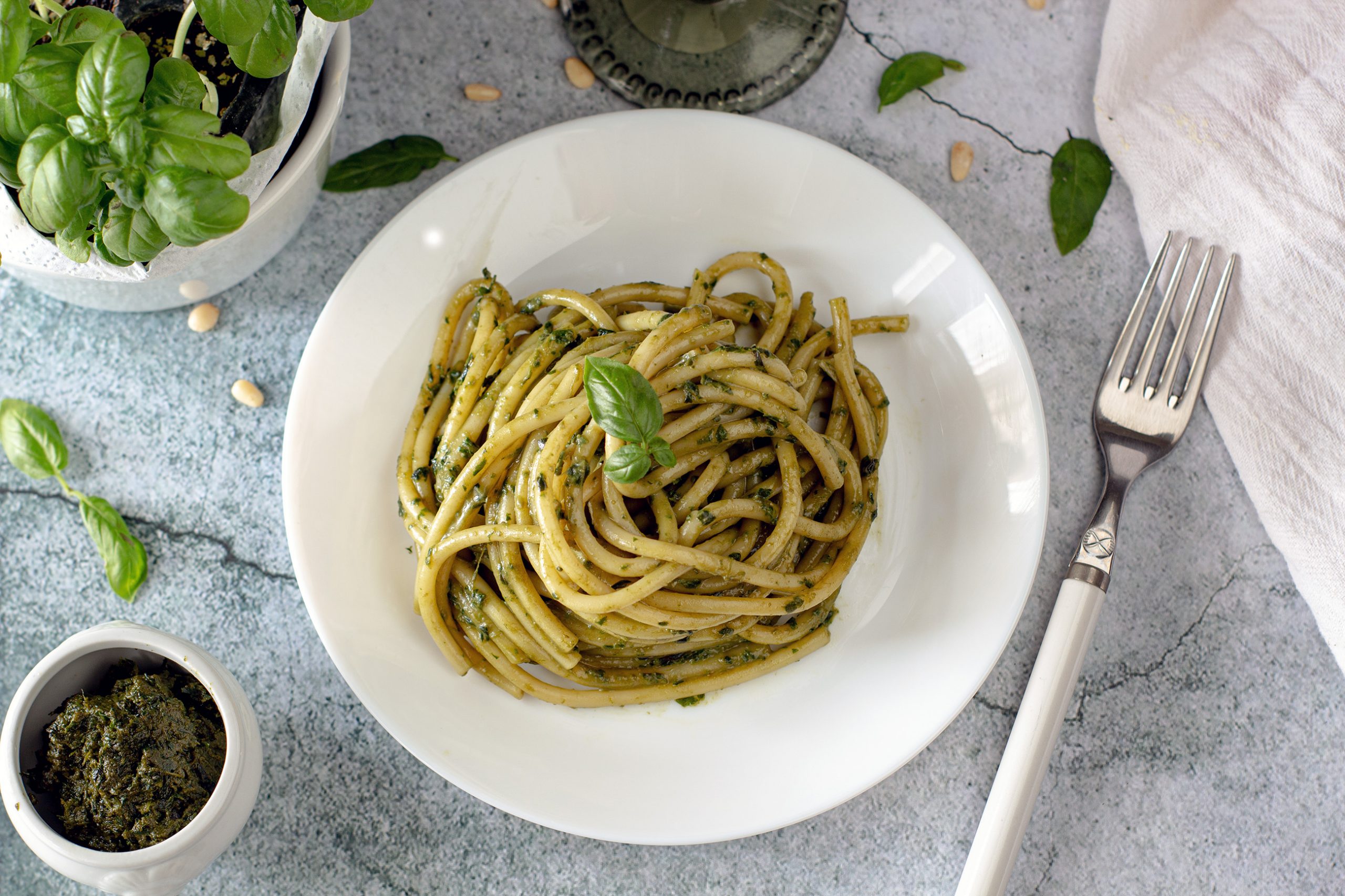 Spaghetti al Pesto De Longhi